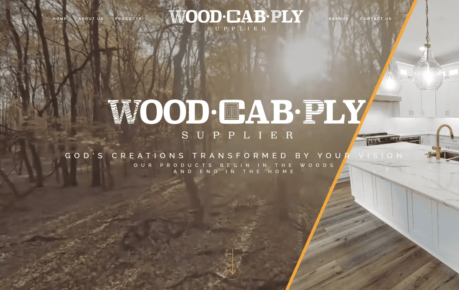 WoodCabPly — live site screenshot
